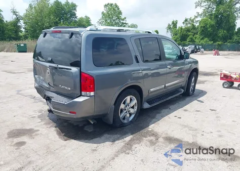 2013 Nissan Armada Platinum z USA, uszkodzony, nr VIN 5N1AA0NE2DN614655